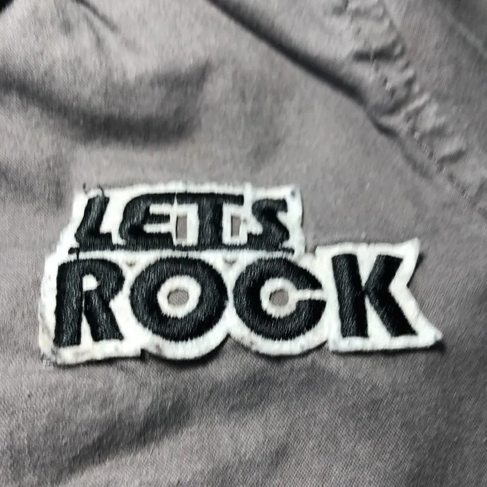 Let’s Rock Distressed Tour Jacket for your Little Rock 🪨 star ⭐️. Retro Patches